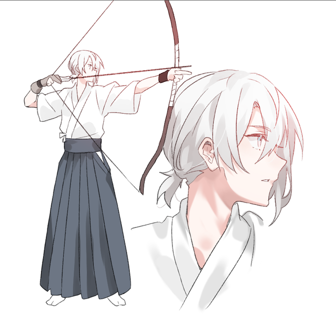 弓道部のtwitterイラスト検索結果 古い順