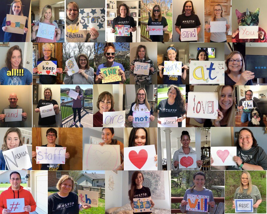 ⁦<a href="/NashuaStars/">Nashua Elementary</a>⁩ staff have a very important message for our STAR learners! #starswillrise