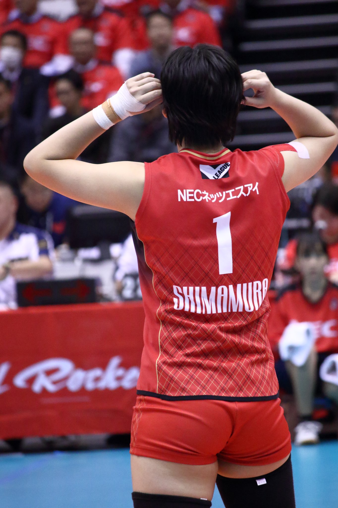NECレッドロケッツ　クッションカバー　島村春世 NECレッドロケッツ クッションカバー 島村春世 NECレッド