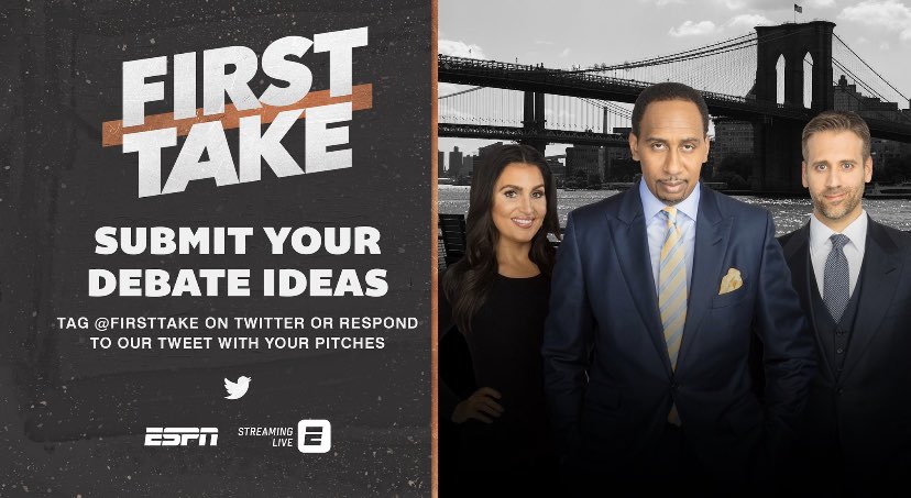 First Take tweet media