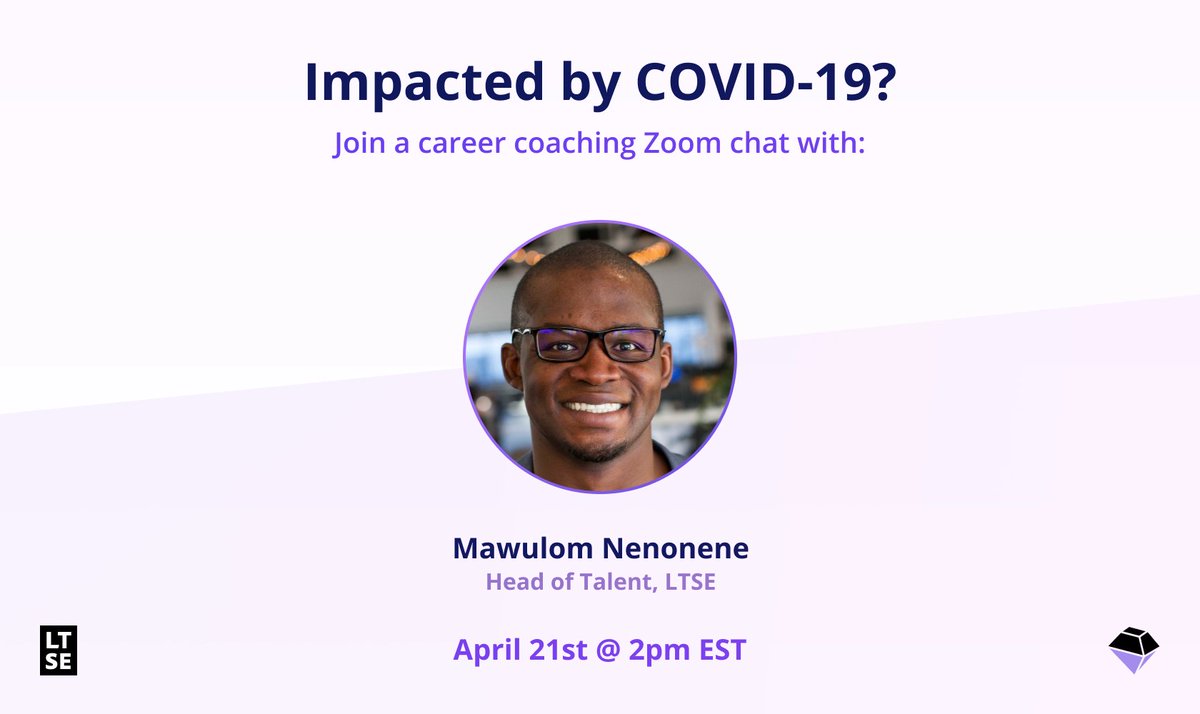 NewCraftHQ's tweet image. Join us April 21st as we chat with Mawulom, Head of Talent @LTSE about how to navigate your career in the midst of COVID-19. 

RSVP: newcraft.io/blog/post/5e90…