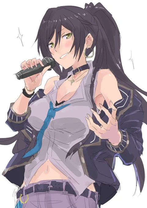 #祝シャニマス
白瀬咲耶～!!こんなに描いてて楽しい子なかなかおらへん 