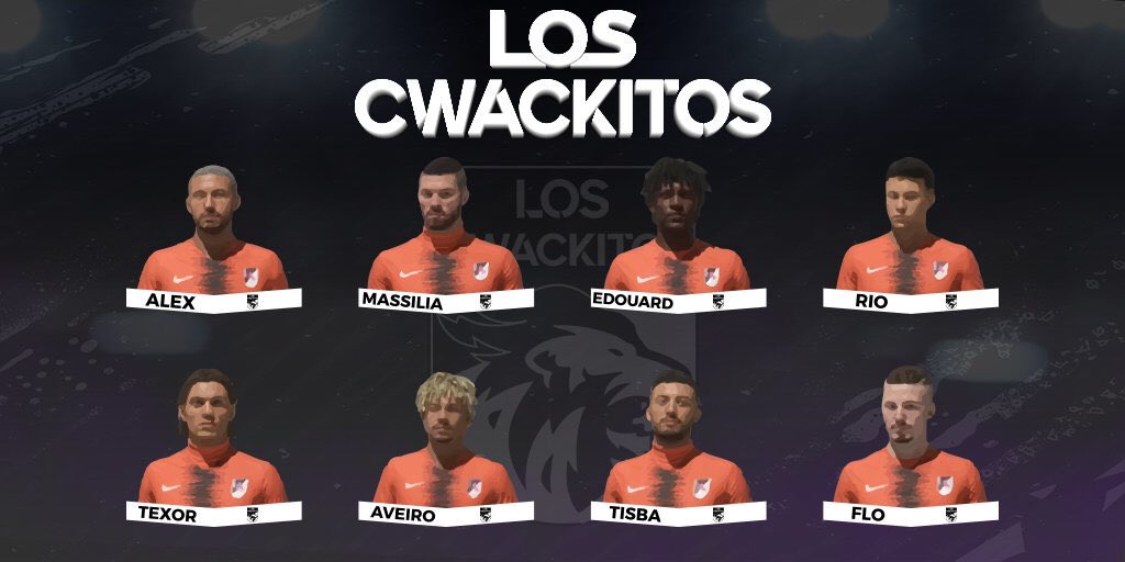 LosCwackitos's tweet photo. Aujourd’hui Los Cwackitos fait ses premiers pas en compétition ! 🏆

Nous vous tiendrons informé de nos résultats en temps réel. ⚽️

Venez nous encourager pour notre première ! ⬇️
https://t.co/h3b7WMfUYJ 

#VamosLosCwackitos 🔥 https://t.co/fJr2mg6Won