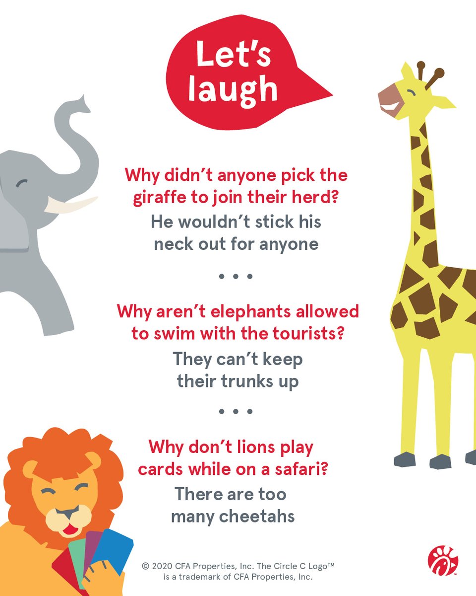 hamburgcfa's tweet photo. Laughter is a little thing to help take our minds off the big things. Kickoff your day by sharing some jokes with your kids and encourage them to make others laugh. #thelittlethings https://t.co/h6i75ha7EP