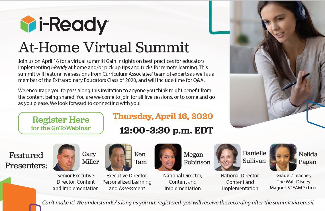 Back by popular demand! Join us for another Virtual Summit, 4/16 12ET. Can’t make it? Register &amp; we’ll email you the recording. Hear from <a href="/DMSullivan00/">Danielle Sullivan</a>, Extraordinary Educator <a href="/Nellie_Nel516/">Nélida (Nellie) Pagán</a>, @garymillerjr17, Ken Tam &amp; Megan Robinson! Hope you can make it! bit.ly/2RyPSQB