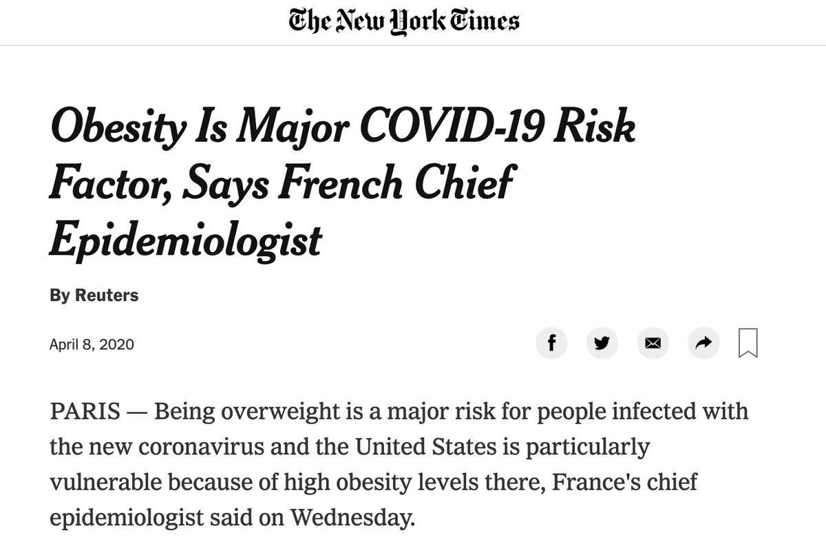We talk about risk factors all the time. Not just in the medical scientific literature: you will find risk factors being discussed in the popular media and on social media tooExhibit A:  https://www.nytimes.com/reuters/2020/04/08/world/europe/08reuters-health-coronavirus-france-confinement.html?searchResultPosition=22/n