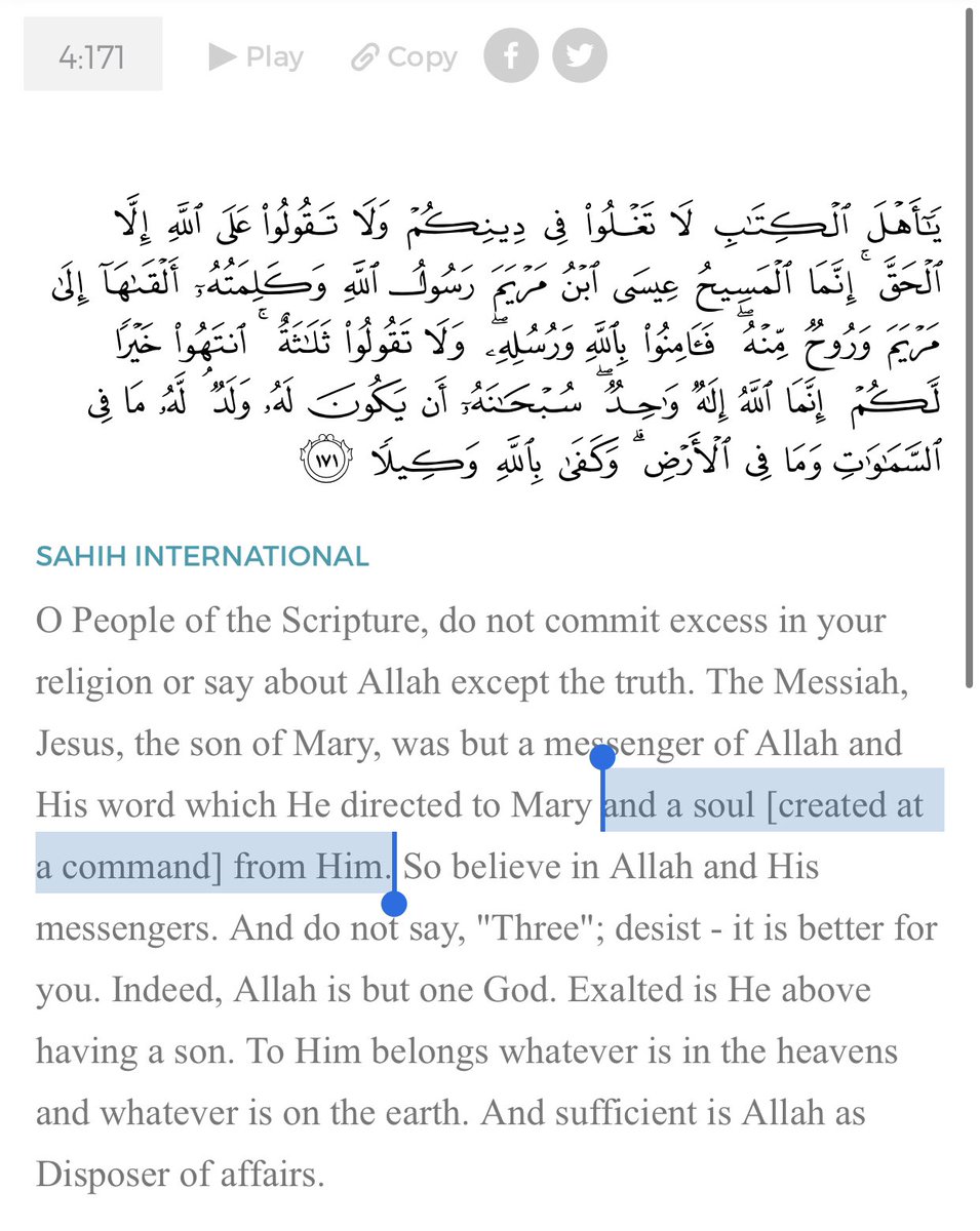 8- Jesus breathing life into a clay bird goes far beyond permission from God. In Islam, Jesus has several names, one of them is Ruhullah, which means “The Soul of God.” Many Muslims are named after Jesus, specifically this name. One of them is Khomeini.(He was nothing like Jesus)