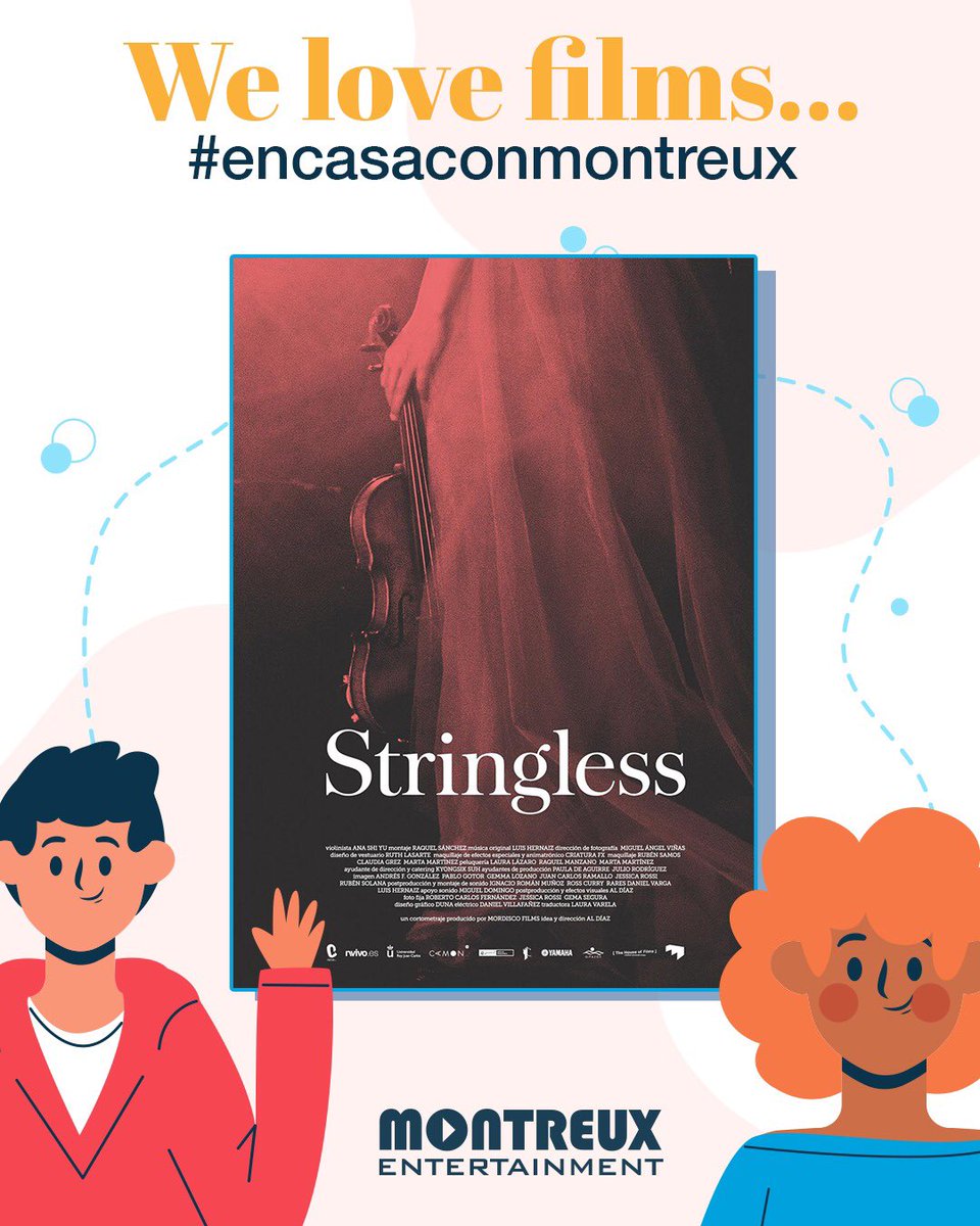 MontreuxFilms's tweet photo. Desde @MontreuxFilms #productoradecine de #Cantabria #santander os recomendamos ver #Stringless, una obra de Al es muy #outsider. Stringless 71selecciones y 11 premios . @AhoraCantabria @culturacan @DeKatita @CineICAA @FilmotecaCant @CantabriaFilm https://t.co/TQH64TRvCX https://t.co/eI6UaQqWP6