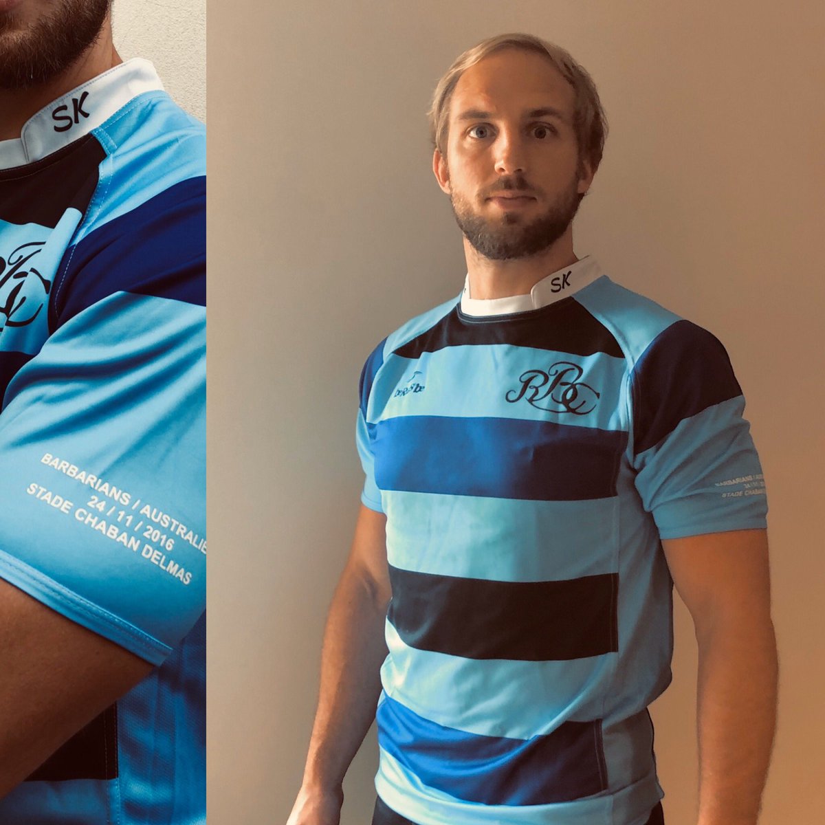 Dernière 24h pour participer à la cagnotte solidaire à laquelle je rajoute mon maillot et mon short des Barbarians, avec lesquels j’ai joué contre l’Australie.
Lien : leetchi.com/c/cagnotte-sol… 
Merci à tous et prenez soin de vous