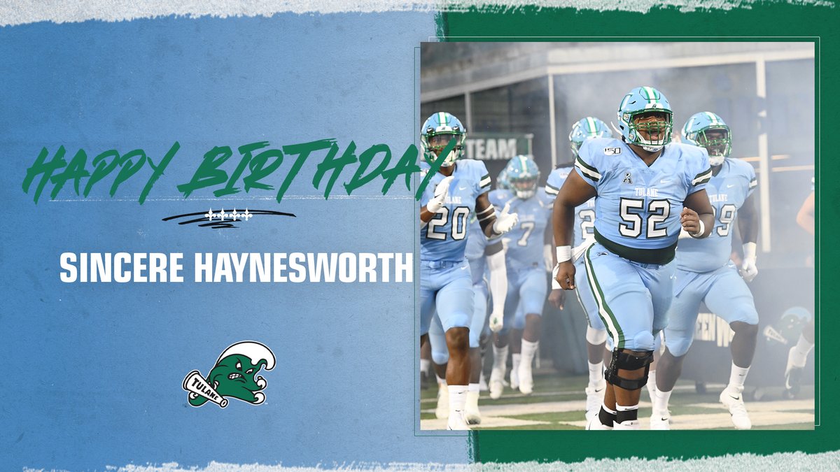 GreenWaveFB's tweet photo. Happy Birthday, @SincereAmaru 🎉 https://t.co/ebFVLxRz6w