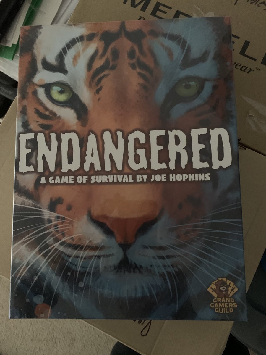 Look what came for me last week. Time to crack it open and play! Thanks ⁦<a href="/AvgJoeGames/">Joe Hopkins</a>⁩ ⁦<a href="/GrndGmrsGld/">Grand Gamers Guild</a>⁩ ⁦@beth_sobel⁩ ⁦<a href="/BenFloresArt/">Ben Flores</a>⁩