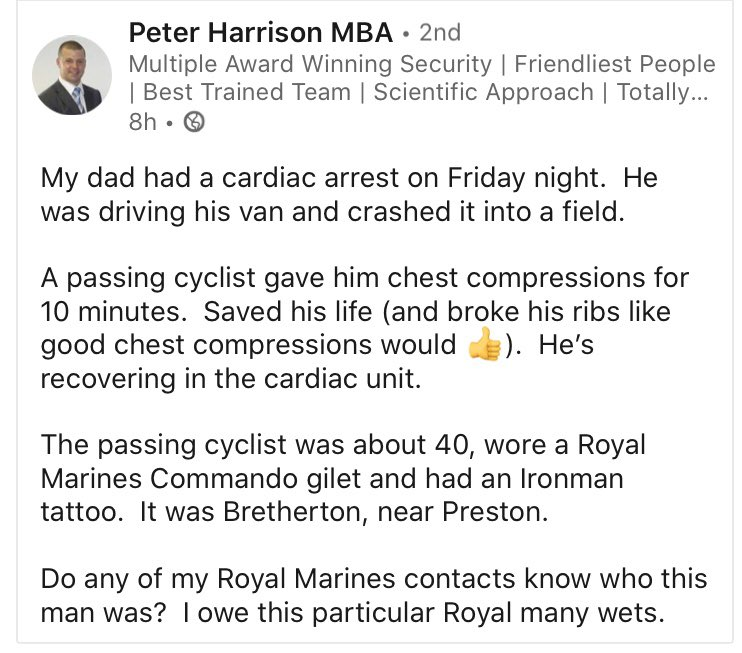 theJeremyVine's tweet image. OOoooo let's find this caring cyclist 
(via @CHAIRRDRF)