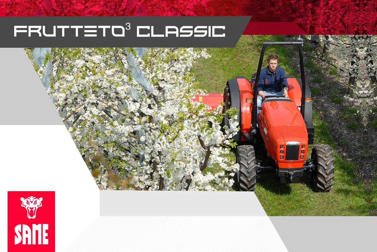 TraktorSame's tweet photo. Baharda çalışmak SAME Frutteto Classic ile daha keyifli.

#SAMEtraktör #samefrutteto #fruttetoclassic #traktör #traktörkampanya #technoloji #tarımmakinaları #SAMETürkiye https://t.co/CLyRuINMOB