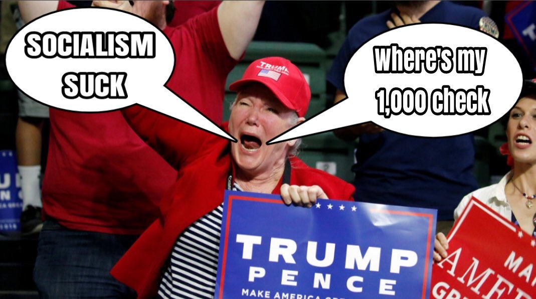 I’m assuming trump supporters will be returning their   #Stimulusdeposit checks to the treasury.  @cspanwj