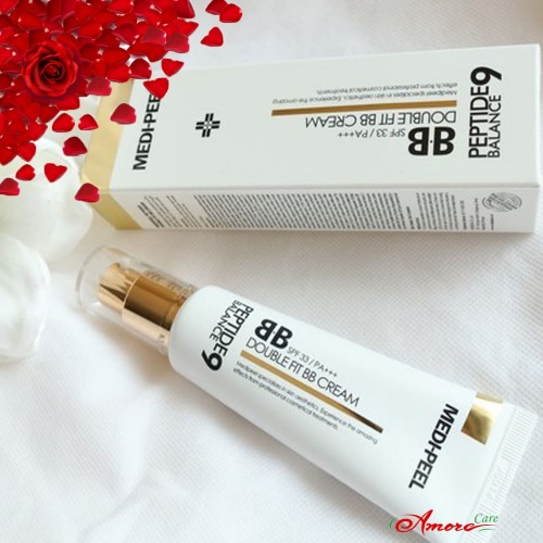 универсальный косметический продукт от корейского бренда 🌸Medi-Peel - ВВ крем с пептидами Peptide 9 Double Fit BB Cream.