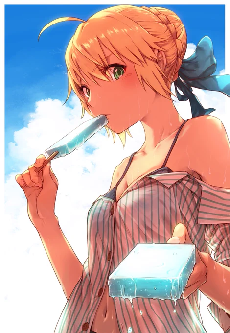 「私のアイスを・・・あげましょう!」
アルトリア
#FGO 