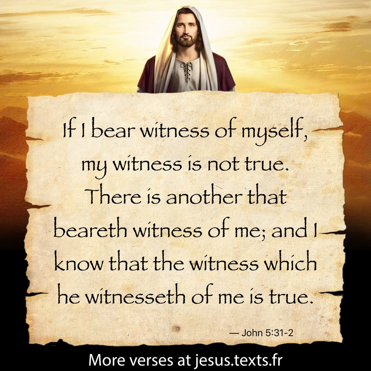 drag0nmaster17's tweet photo. “If I bear witness of myself, my witness is not true. There is another that beareth witness of me; and I know that the witness which he witnesseth of me is true.” https://t.co/zw9t0luHyT #JesusChrist https://t.co/i2YQo7i7gj
