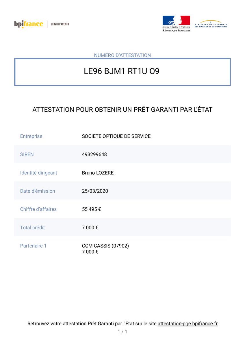 nonolemal83's tweet photo. Le @CreditMutuel refuse un prêt de 7000 € (12,6 % CA 2019). Prêt garanti pourtant à 90% par @Bpifrance ."La banque à qui parler" affiche du mépris à l'égard des #TPE et #PME. Aucune nouvelle depuis cette injonction du @mediateurcredit .
@GDarmanin @NicolasDufourcq @FredericOudea https://t.co/DskWCMpEI2
