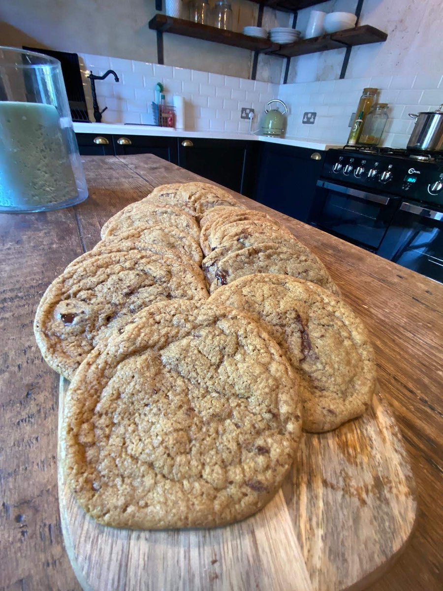 M_R_Currie's tweet photo. Self isolation baking attempt 2! Would highly recommend @hummingbbakery book for any amateur bakers, they taste great! #baking #wheresthemilk #imgettingfat https://t.co/UgwRbmt56I