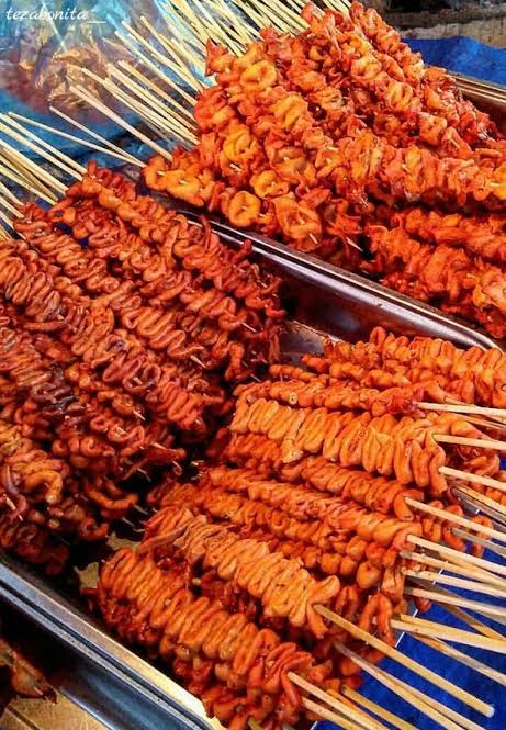 zayn malik as isaw isaw is a well-known street food in the philippines made from pork and chicken intestines that was grilled to perfection.