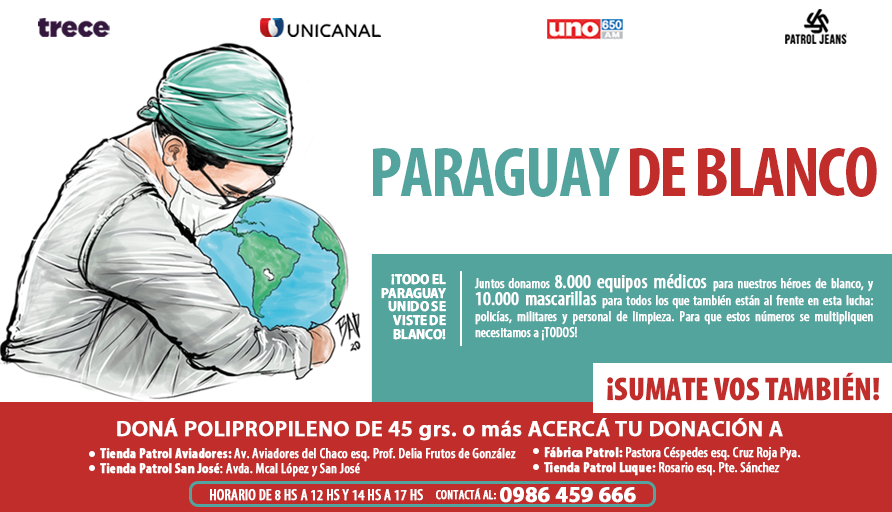 treintamastv's tweet photo. 🙌Junto con @PatrolJeans y las ilustraciones de @bruno_arandap donamos 8.000 equipos médicos para los héroes de blanco, y 10.000 mascarillas para todos los que están en esta lucha contra el #Covid19. ¡Sumate vos también! 

#QuedateEnCasa 
#650AM https://t.co/NaR3h6t11g