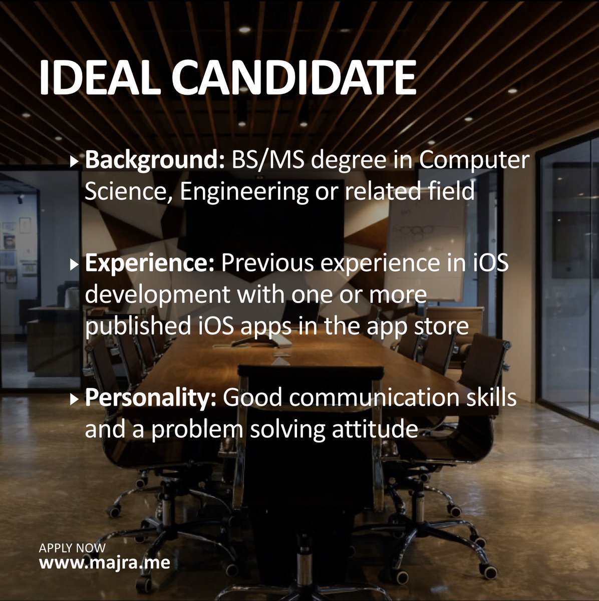 Are you an experienced iOS Developer with a passion for pushing mobile technologies to the limits? Skiplino is looking for you! 
Apply now majra.me/opportunity?op…