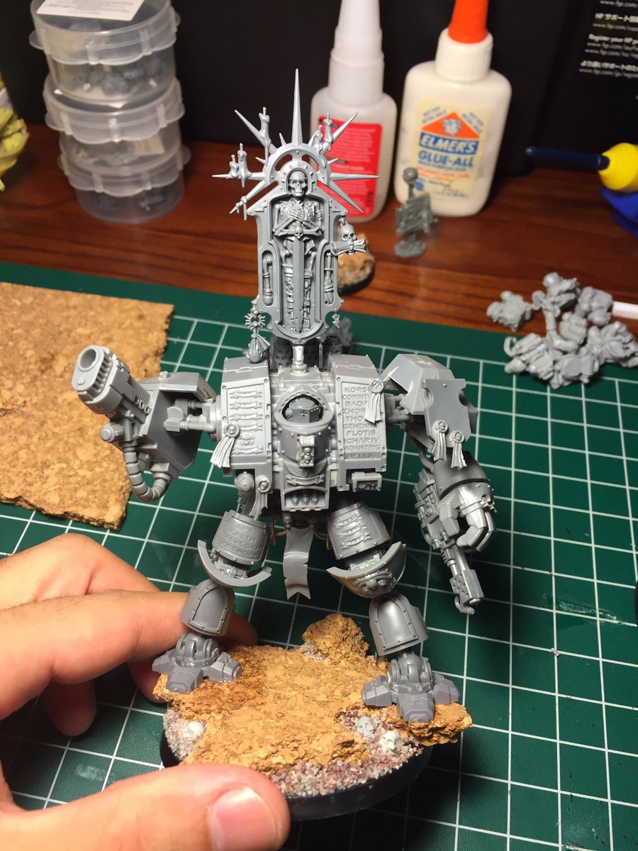EWargamingF's tweet photo. My converted Venerable Dreadnought for my Grey Knights army!! #warmongers #greyknights #knightserrant https://t.co/bVJD1N3M63