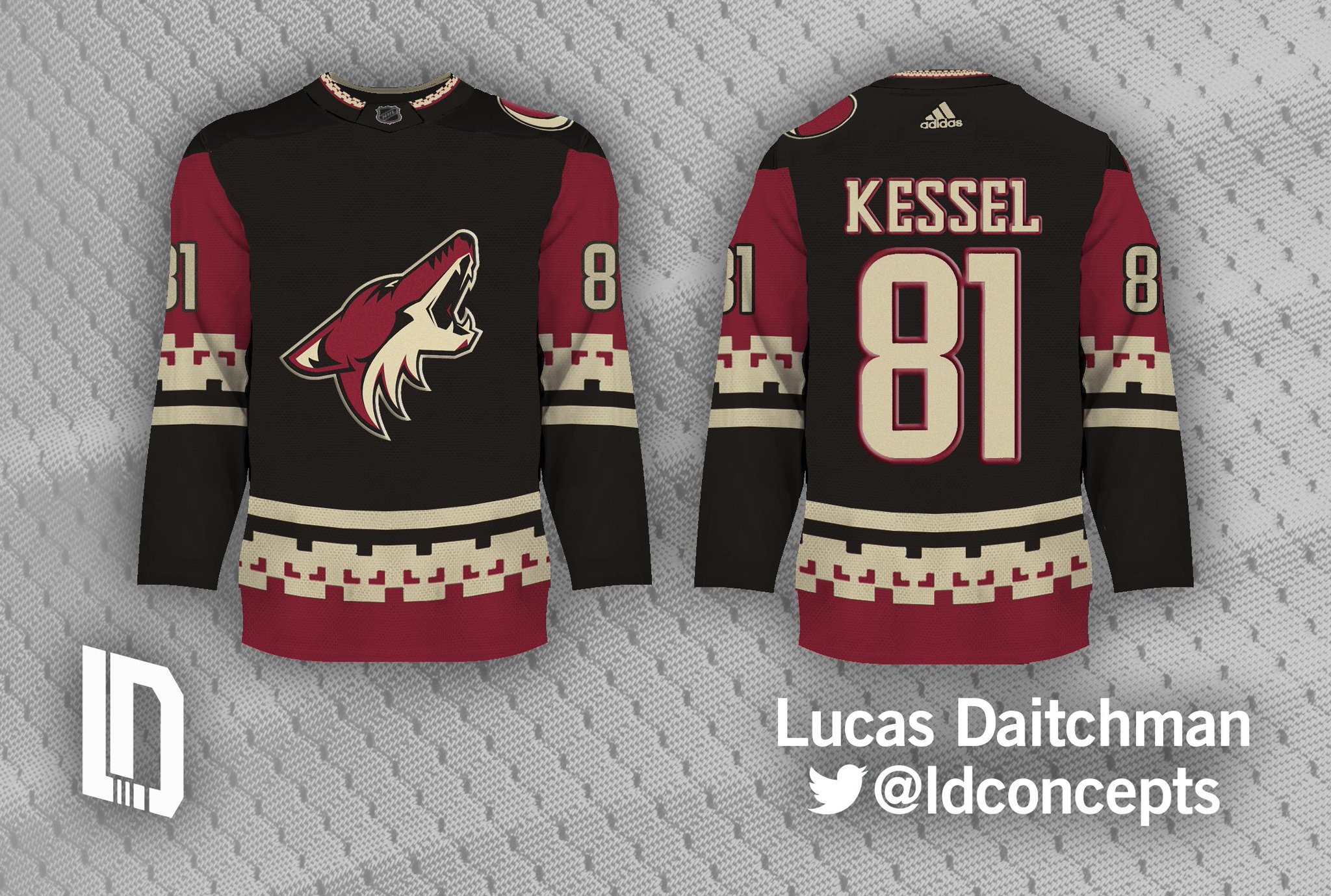 Coyotes collaborate with fashion designer to develop new third jersey