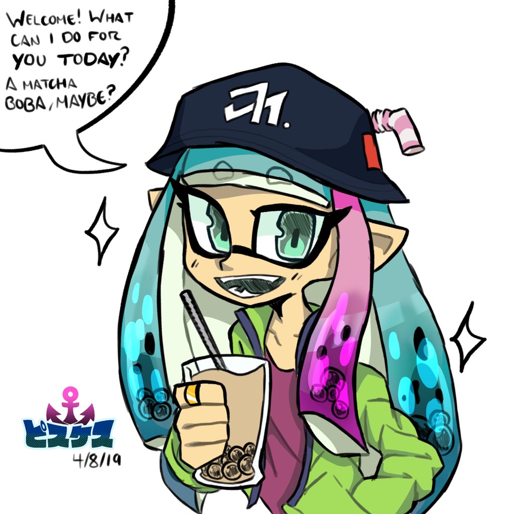 For starters, back when I drew OCs, a literal majority of them were based off of clothes. One of them had “boba flavored ink” and a different colored tentacle, but other than that she was just an inkling with clothes from the game.