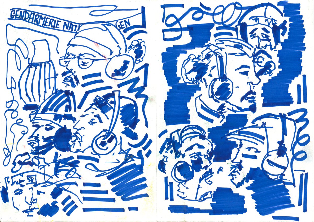 Découvrez le travail de @gregoirevlt pour le freestyle Chapiscrew #00 ! 
Une heure de freestyle pour ses crayons et son imagination débordante afin d’accompagner les rappeurs, photographes et vidéastes présents.