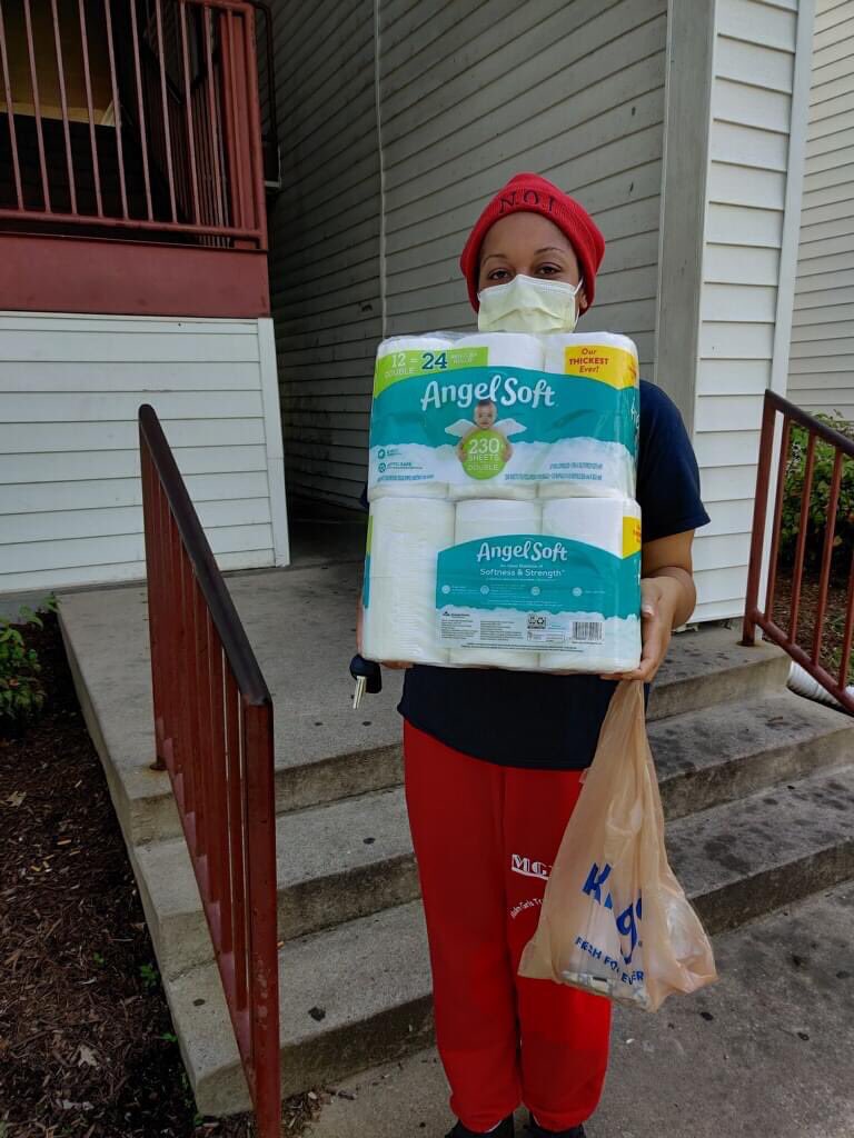 CISTennessee's tweet photo. When our families need us #CISTN is there and ready to help! Karimah went to THREE different stores until she finally found toilet paper for a family in need. 👏 Thank you to all of our coordinators for being #AllinforKids in and out of school. https://t.co/mn8Ypn9ykm