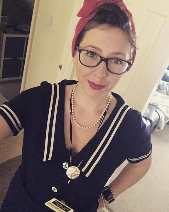 So, day 1200000000 of dating in lockdown....he has decided that of all the photos he’s seen of me this his favourite. Must take him to <a href="/BrooklandsMuseu/">Brooklands Museum</a> though as he doesn’t know what a Wellington Bomber is #sexymuseumselfie #1940s #WorldWar2 #museumeducation