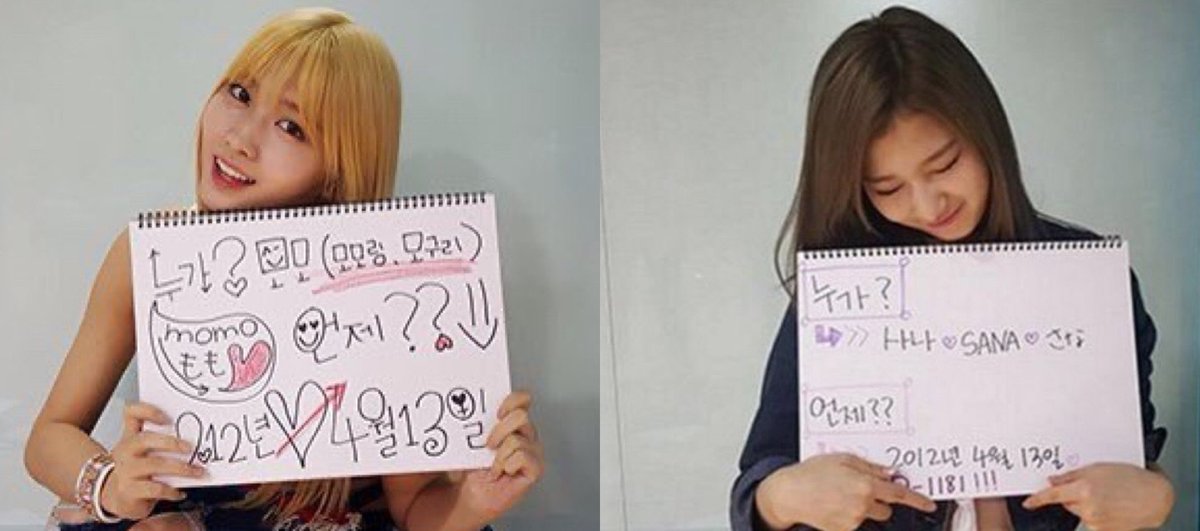 Twice_PY's tweet photo. [INFO ESPECIAL]12.04.20📸 
Momo y Sana se unieron a JYP como aprendices el 13 de abril de 2012, lo que hace hoy su octavo aniversario en JYP 💕 
. 
. 
Cr. Misayeon 
. 
. 
#8YearsWithSana #8YearsWithMomo #twicetagram #twice #twiceonce #oncetwice #sanapy #momopy https://t.co/T8V7K5vfsj