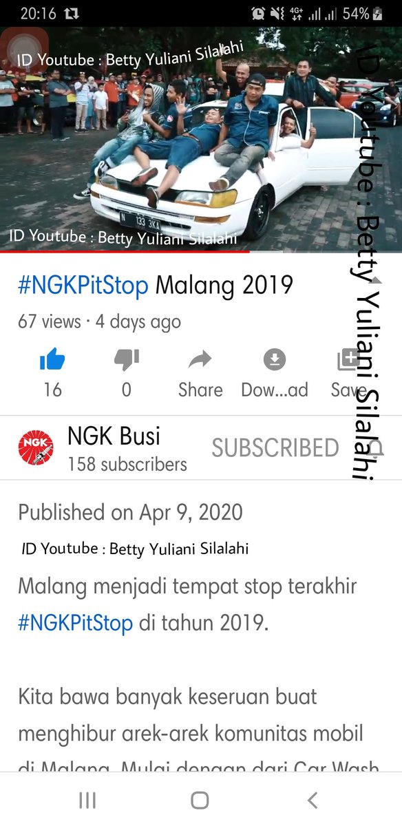 betayu2002's tweet photo. @NGKbusi Ada 4 Orang Yang Duduk Pada Kap Mobil Sedan Putih Dalam Video #NGKPitStop Malang 2019 @NGKbusi 
#NGKMemangJuaranya #BusiAndalanku 
Ikutan
@egyxsnapit 
@RinaMasnita 
@denistwitr 
@Elizabe99129162 
@mutiarahmadhan 
FB: Betty Silalahi
IG: @betlexa
ID Youtube: Betty Yuliani Silalahi https://t.co/kC3HXPJgji