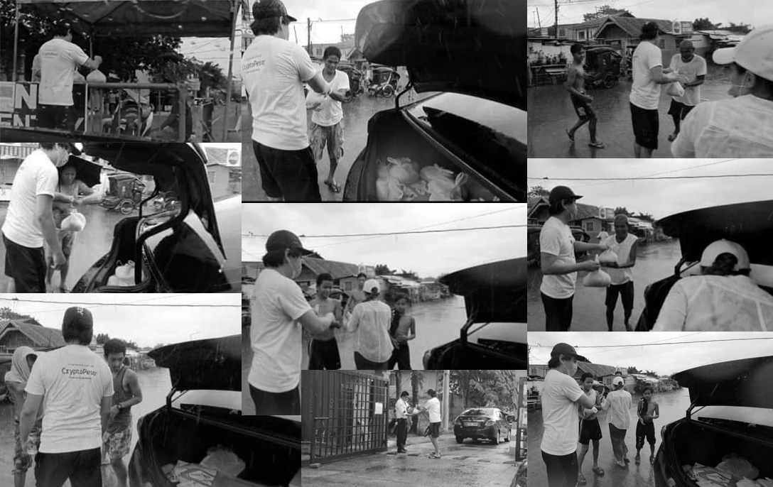 mypaymoko's tweet photo. Today we implemented CryptoPeso and Indigen's first community project by giving out 50 kilos of rice to a slum area in Baliuag, Bulacan in our efforts to help the poorest families in the Philippines due to the effect of #COVID19 and the prolonged lockdown in the whole country. https://t.co/Y83urAs5eG
