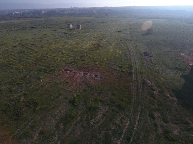 Disarmco's tweet photo. Disarmco Dragon Lance in operation great results against M15 Anti-Tank mines at Christ's Baptism site "Qasr al Yahud" during trials with HBA System Integrators and HALO Trust. Disarmco thanks  @TheHALOTrust @HBAsysteminegrators for there work. https://t.co/ogO6Kn19Xa