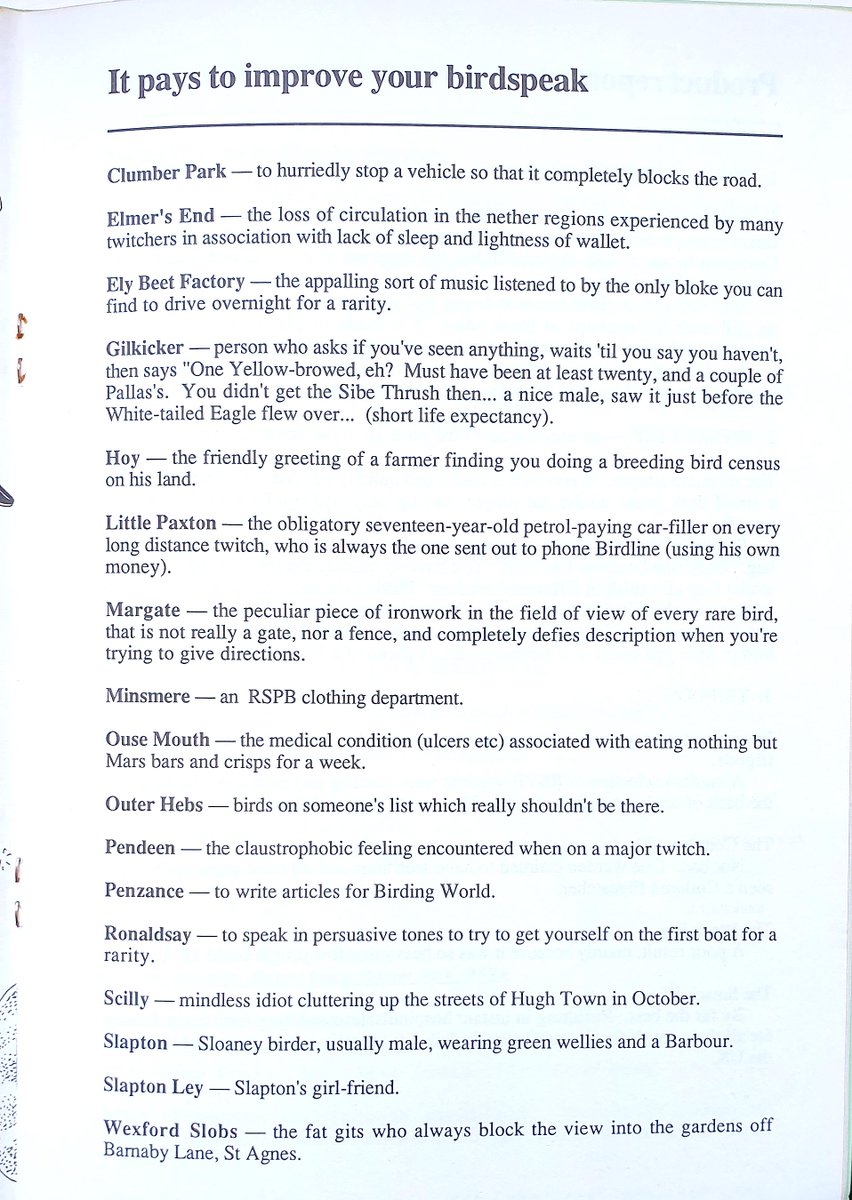MarkDowie's tweet photo. @01000011S @jtbirder323 It's not big and it's not clever... Well, actually it was. Wexford Slobs 😂 And who can forget "East Bankers: The Every Day Story of Twitcher Folk" with its brilliant artwork from Bill Morton. The must read of its time #BankHolidayReading #NotBB https://t.co/qM3PkcvQ0c