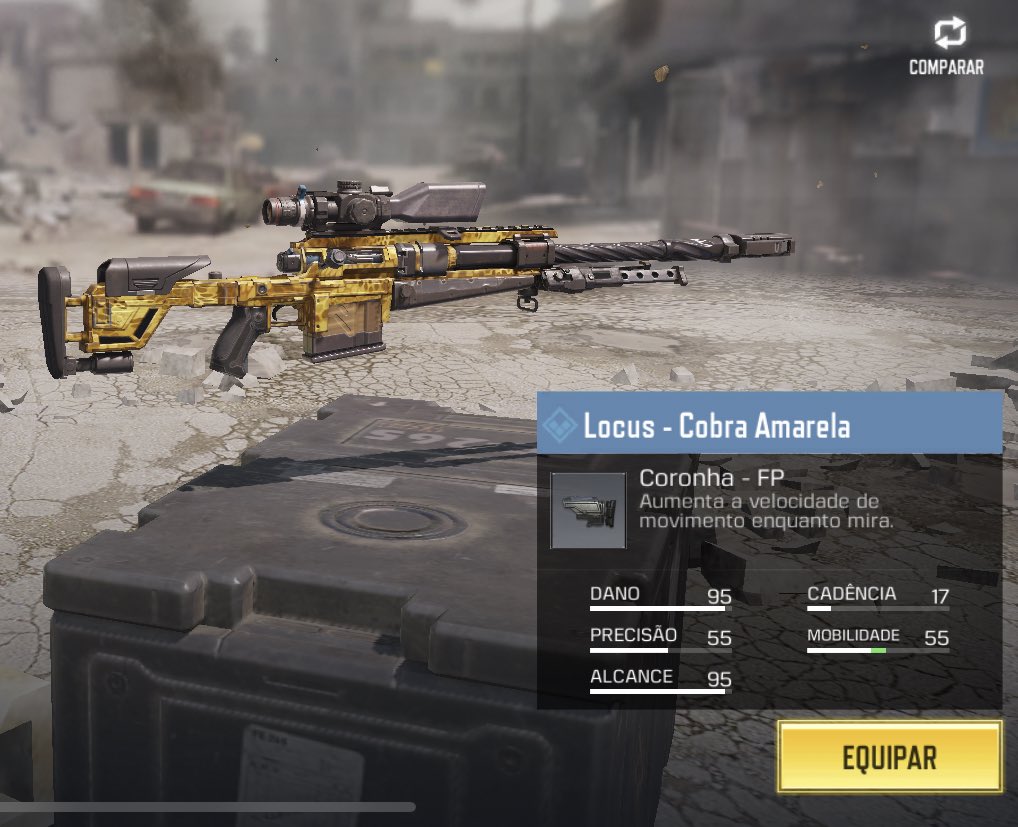 leolucamanho's tweet photo. nada tira da minha cabeça que essa arma do call of duty mobile é feita com pedaços do wall-e... descanse em paz ícone #RIPWallE https://t.co/WcQVWbI5fc
