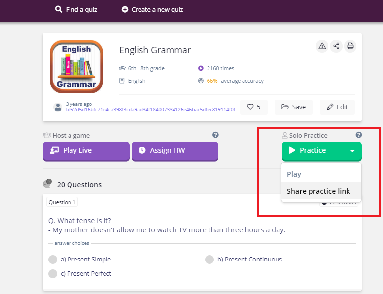 Quizizz on X: Practice Games ➕ Flashcards are a match made in heaven. 💜  Because you can: 👇 💯 Practice with flashcards before playing 🔁 Repeat  the game till you get better