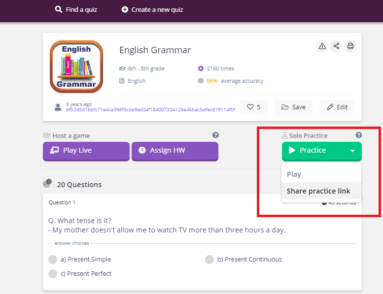 Quizizz - Practice Games ➕ Flashcards are a match made in heaven. 💜  Because you can: 👇 💯 Practice with flashcards before playing 🔁 Repeat  the game till you get better ♾️