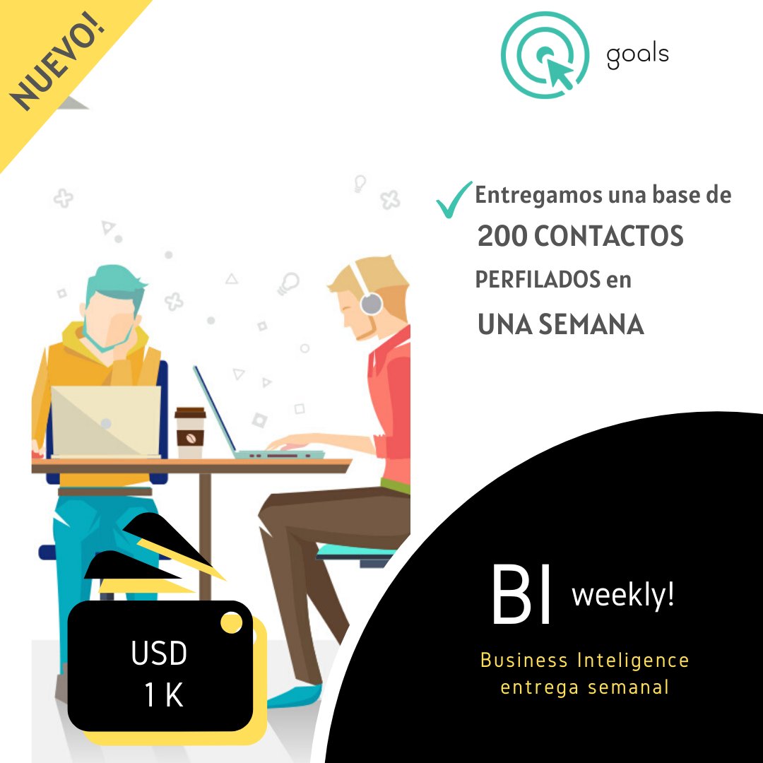 GoalsMkt's tweet photo. GoalsMkt acompaña a tu negocio en los cambios que actualmente suceden en el mercado.
Somos tu aliado!

#networking #bi #businessinteligence #demandgeneration #capacitacion #goalsmkt #relevamiento #pipeline #academy #fuerzadeventas #trabajoremoto #homeoffice https://t.co/vmcczyI4wb