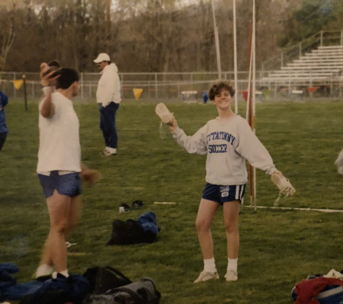 downey_dog's tweet photo. I wanna play too @KittatinnyAD.
In honor of the class of 2020 and our KRHS senior athletes, here is a throwback yearbook pic from my senior year, soccer and track! KRHS class of 1993!  Dust off the yearbook coaches and admin and show support to the class of 2020 athletes! https://t.co/rKEeuCqvz1