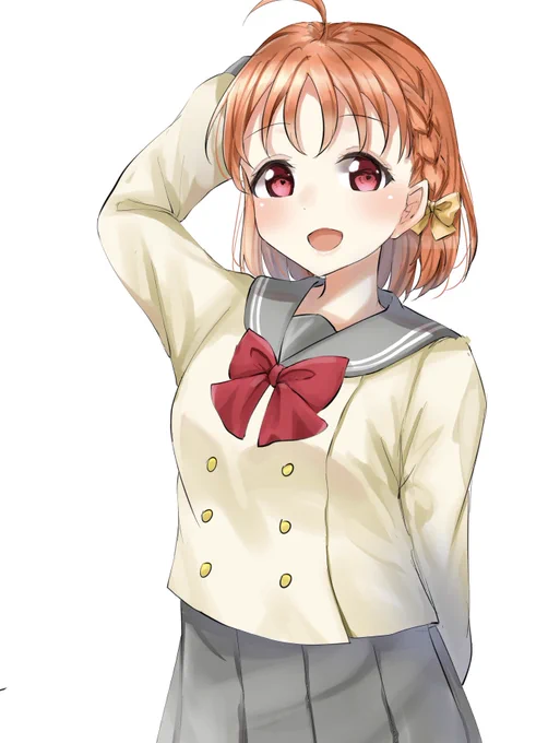千歌ちゃん、初描き? 