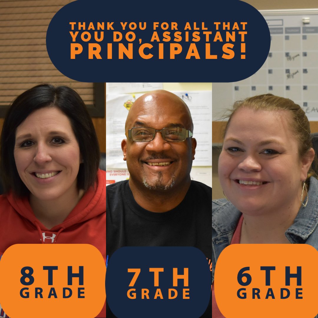 OBanion_Bisons's tweet photo. Did you know that last week was National Assistant Principals Week? If you didn't get a chance to thank one or all of these amazing assistant principals, there is no time like the present. #itsgreattobeabison #gisdalwaysconnected #APWeek20 https://t.co/kxStJ609B0