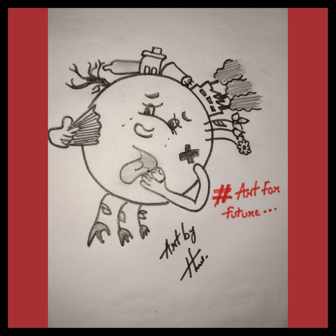FFF_Andhra's tweet photo. Get ready to be MIND BLOWN! #ArtForFuture PART 1 😏
When we asked people to send their art and spread the word..... HERE'S WHAT WE GOT!
Art can change the world without words! During the quarantine we asked climate activists and enthusiasts to wake the artists in them!
#art https://t.co/S1h3ywL3lh