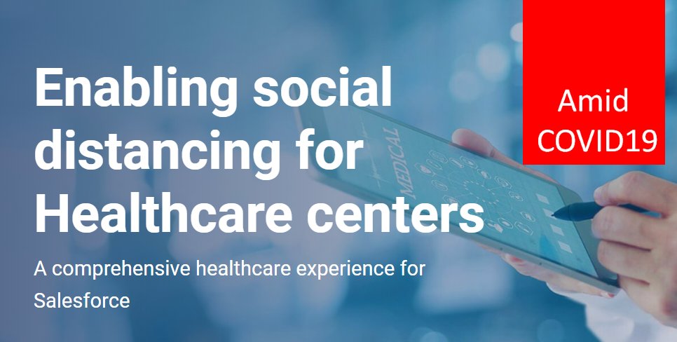 crmitsolutions's tweet photo. We believe we can help reduce the spread of the pandemic in hospitals and OPDs.   Enabling #SocialDistancing amid #covid19 for #healthcareproviders using  #Salesforce  @appexchange 
https://t.co/SviXXK6ji9
Inspired by @partnerforce  Resource Centre https://t.co/Azi9pbS6bJ