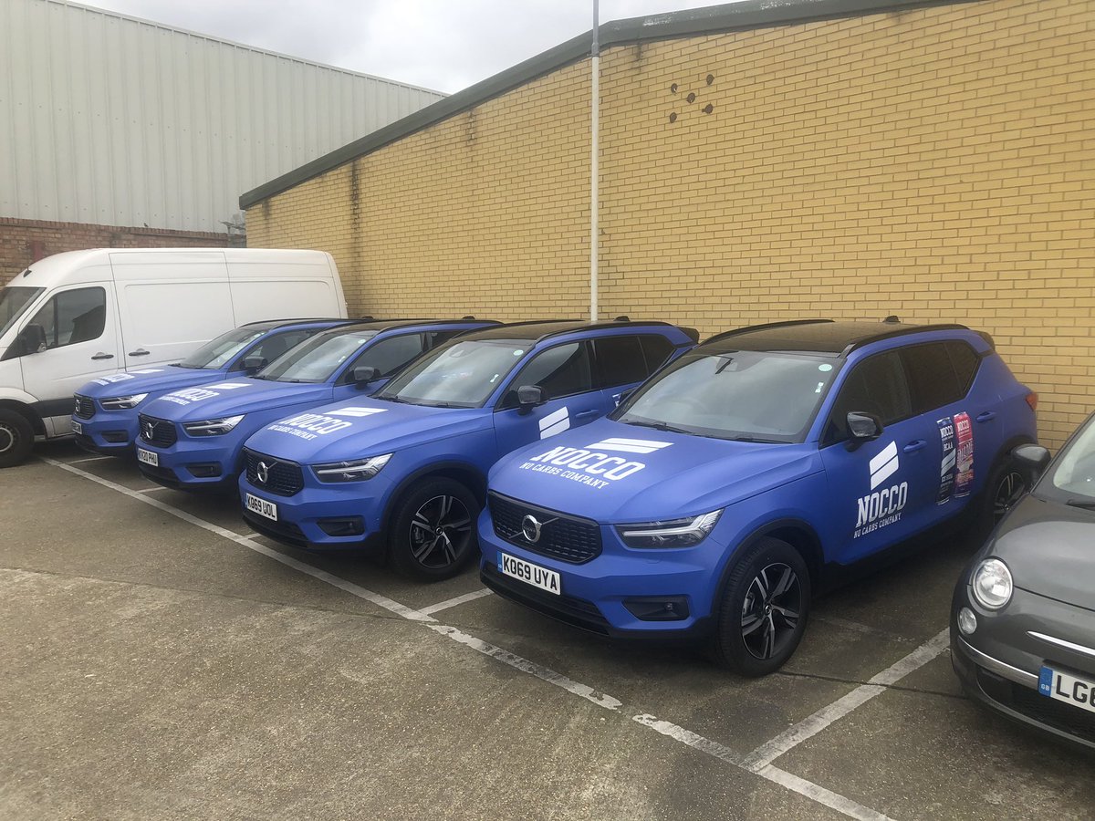 wrapgraphicsuk's tweet photo. 8 Volvo’s printed and wrapped for #nocco @wrapgraphicsuk #vehiclebranding #london #fleet #bcca #noccouk #noccolimon #uk #fitness #gym #nocarbs #print #graphics #events
https://t.co/EBt6PhGm2Y https://t.co/P4XP17lsdV