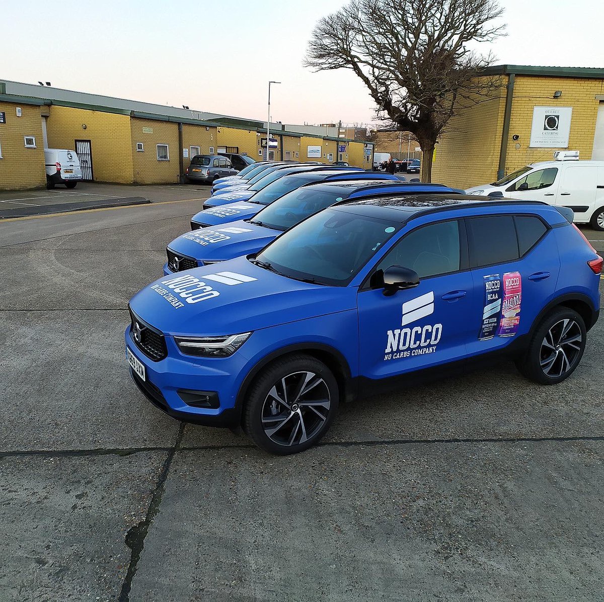 wrapgraphicsuk's tweet photo. 8 Volvo’s printed and wrapped for #nocco @wrapgraphicsuk #vehiclebranding #london #fleet #bcca #noccouk #noccolimon #uk #fitness #gym #nocarbs #print #graphics #events
https://t.co/EBt6PhGm2Y https://t.co/P4XP17lsdV