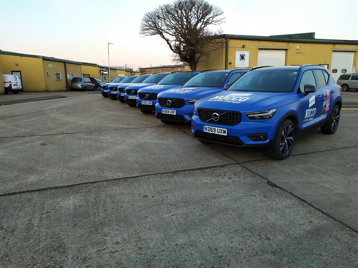wrapgraphicsuk's tweet photo. 8 Volvo’s printed and wrapped for #nocco @wrapgraphicsuk #vehiclebranding #london #fleet #bcca #noccouk #noccolimon #uk #fitness #gym #nocarbs #print #graphics #events
https://t.co/EBt6PhGm2Y https://t.co/P4XP17lsdV