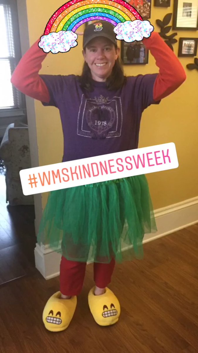 khsandler's tweet photo. Kindness week kicks off today with the timely theme of being a rainbow in someone else’s cloud. Brighten up the skies today and make your own rainbow 🌈@WhitmanMiddle #wmskindnessweek #bekind #youbelonghere 🌈 https://t.co/0QzjkzsE7O